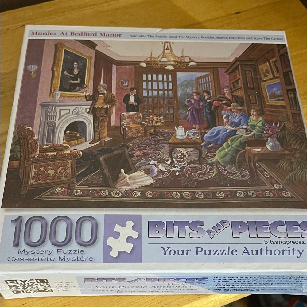 😄NEW murder at Bedford manor 1000 puzzle mystery